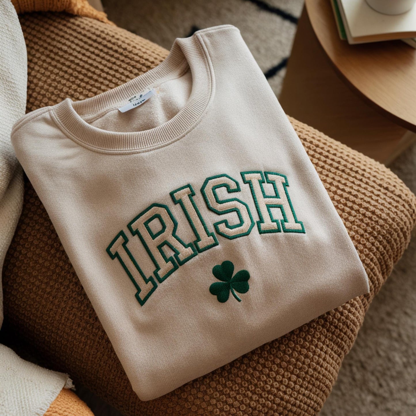 Custom Embroidered Irish Sweatshirt - St. Patricks Day Sweatshirt