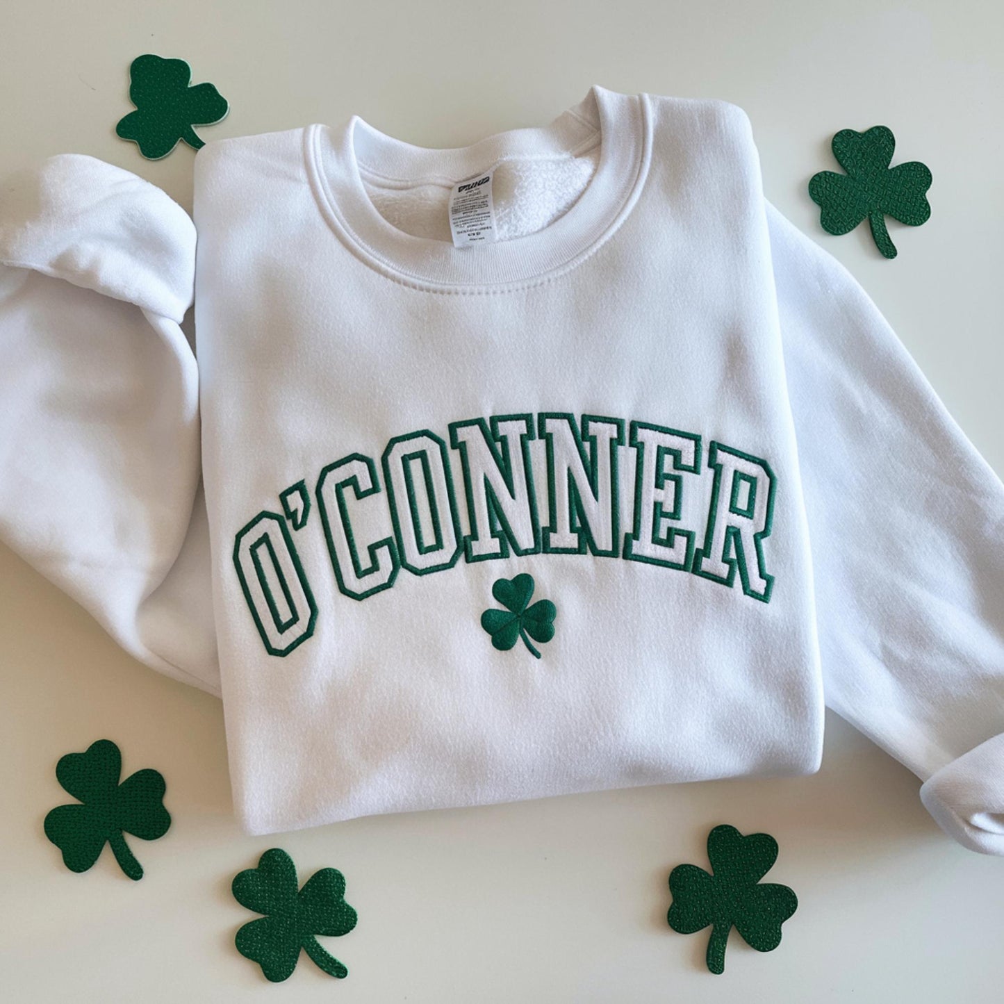 Custom Embroidered Irish Sweatshirt - St. Patricks Day Sweatshirt