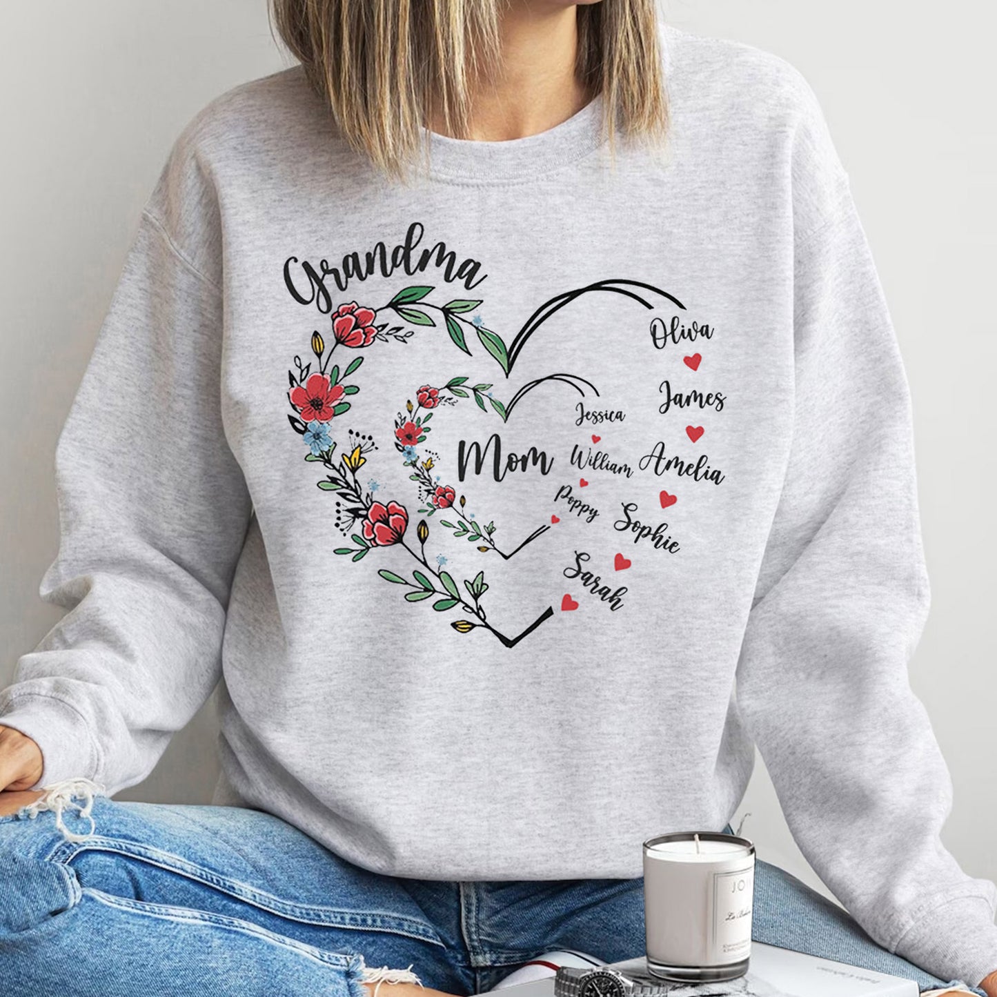 I Love You Forever & Always - Family Personalized Custom Unisex T-shirt, Hoodie, Sweatshirt - Gift For Mom, Grandma