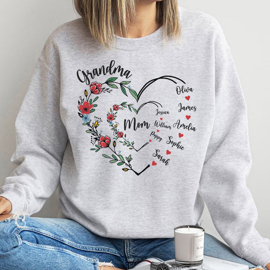 I Love You Forever & Always - Family Personalized Custom Unisex T-shirt, Hoodie, Sweatshirt - Gift For Mom, Grandma